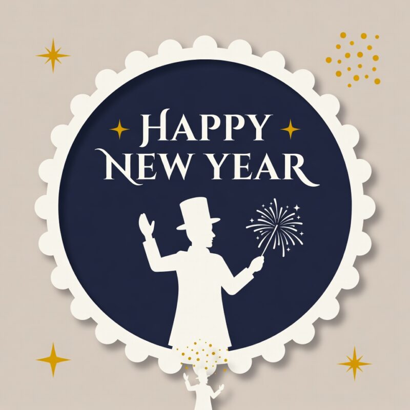 Happy New Year Clipart 2026
