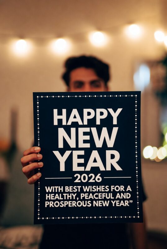 Happy New Year Images with Quotes 2026 – Free, Religious & Beautiful Wishes 8 Beautiful Happy New Year Image with Quote 2026