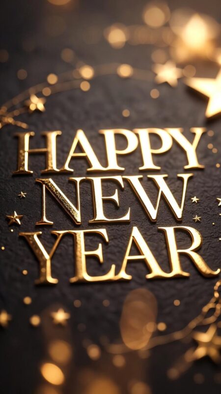 Happy New Year Background 2026 – Free HD Wallpapers, Zoom & Teams Designs 57 Gold Happy New Year Background