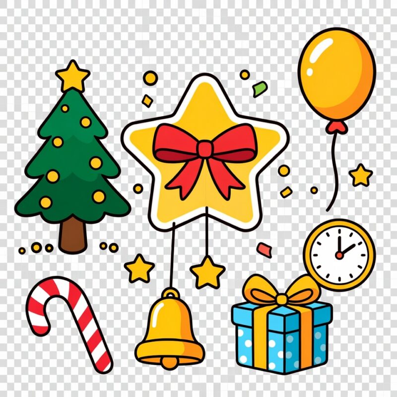 Happy New Year Clipart for Kids