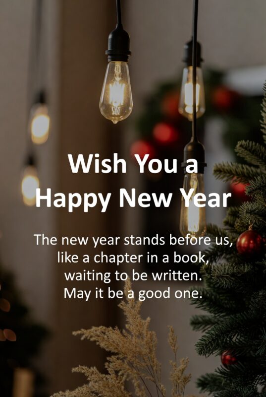 Happy New Year Images with Quotes 2026 – Free, Religious & Beautiful Wishes 82 Wish You a Happy New Year Image with Quote