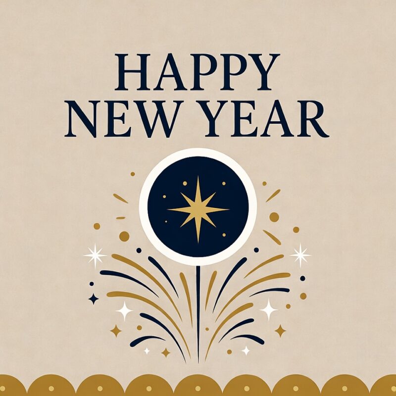 Happy New Year Clipart 2026