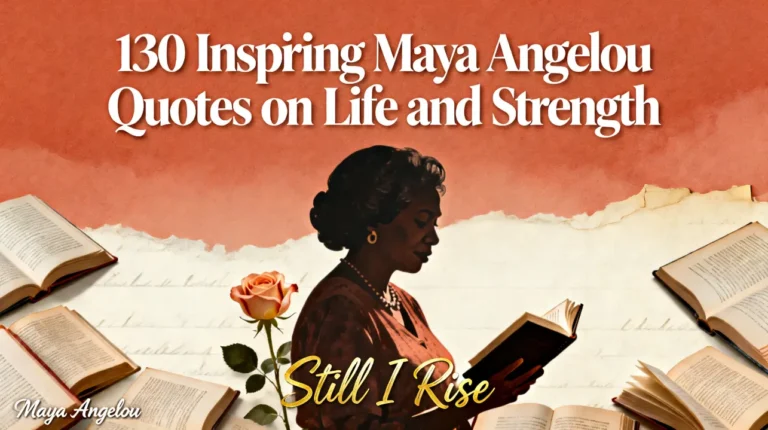 130 Inspiring Maya Angelou Quotes on Life and Strength