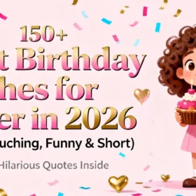 150+ Best Birthday Wishes for Sister in 2026 (Heart Touching, Funny & Short)