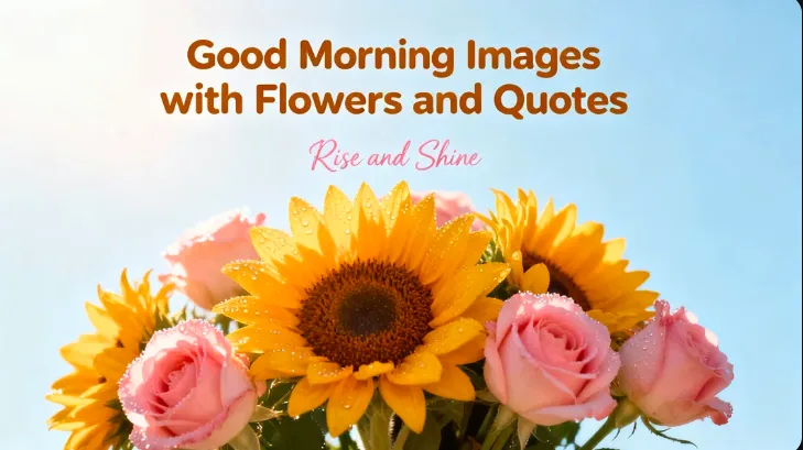 Good Morning Images with Flowers and Quotes 199 Good Morning Images with Flowers and Quotes