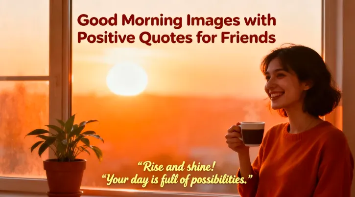 Good Morning Images with Positive Quotes for Friends