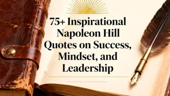 75+ Inspirational Napoleon Hill Quotes on Success, Mindset, and Leadership