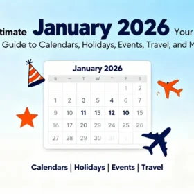 January 2026 Your Ultimate Guide to Calendars, Holidays, Events, Travel, and More