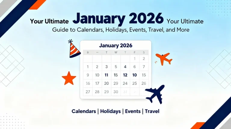 January 2026 Your Ultimate Guide to Calendars, Holidays, Events, Travel, and More