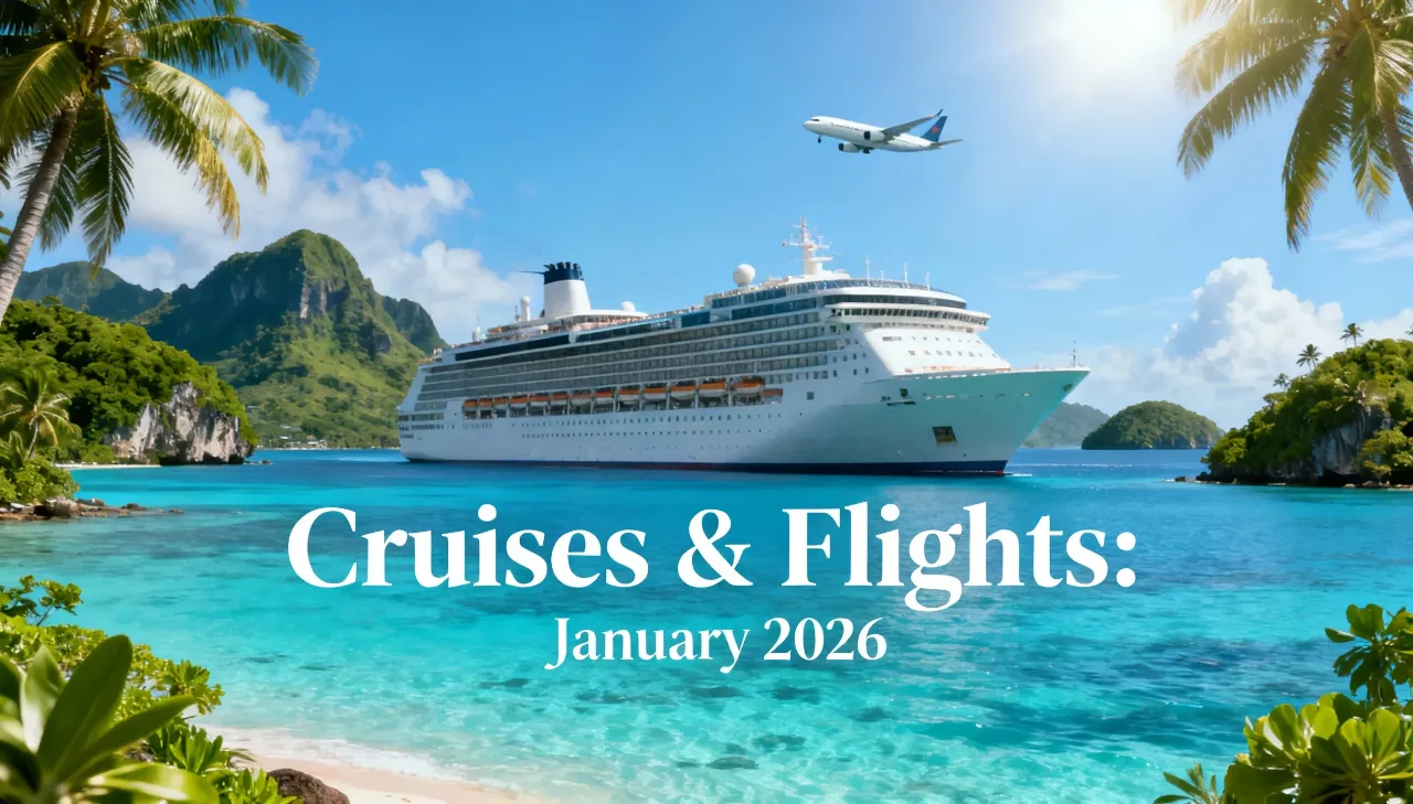 Travel Ideas Cruises in January 2026 and Flight Updates