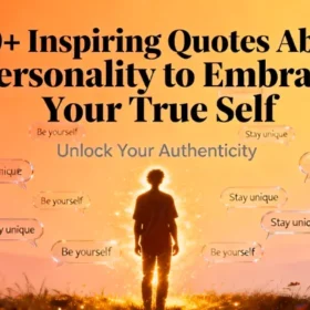100+ Inspiring Quotes About Personality to Embrace Your True Self