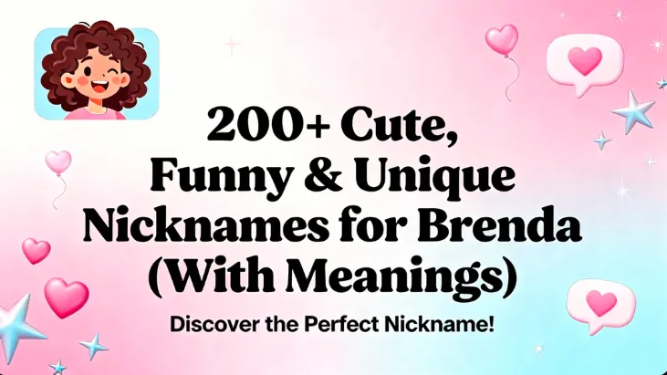 200+ Cute, Funny & Unique Nicknames for Brenda (With Meanings)