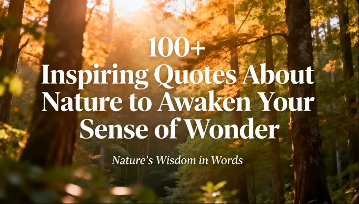 100+ Inspiring Quotes About Nature to Awaken Your Sense of Wonder 1 100+ Inspiring Quotes About Nature to Awaken Your Sense of Wonder