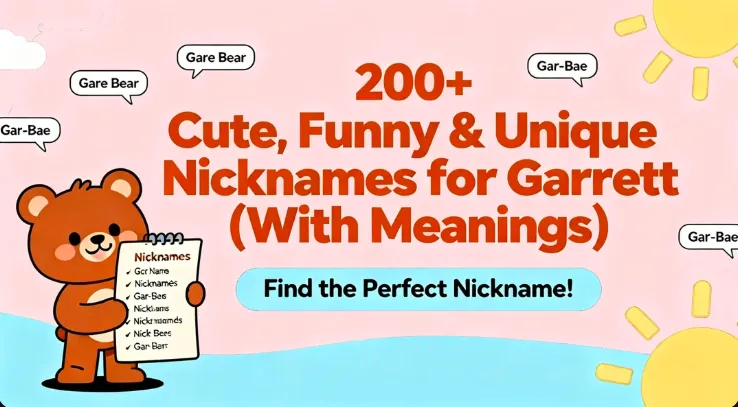 200+ Cute, Funny & Unique Nicknames for Garrett (With Meanings) 3 200+ Cute, Funny & Unique Nicknames for Garrett (With Meanings)