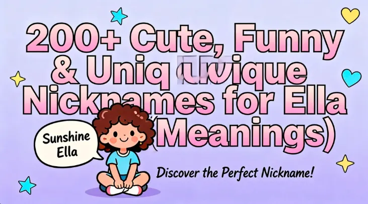 200+ Cute, Funny & Unique Nicknames for Ella (With Meanings) 5 200+ Cute, Funny & Unique Nicknames for Ella (With Meanings)