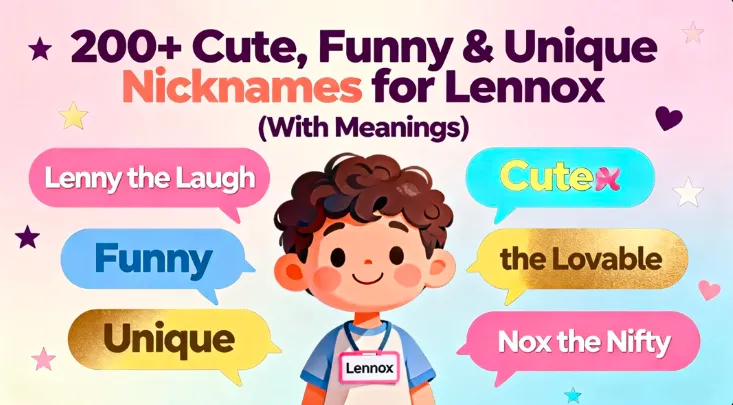 200+ Cute, Funny & Unique Nicknames for Lennox (With Meanings)