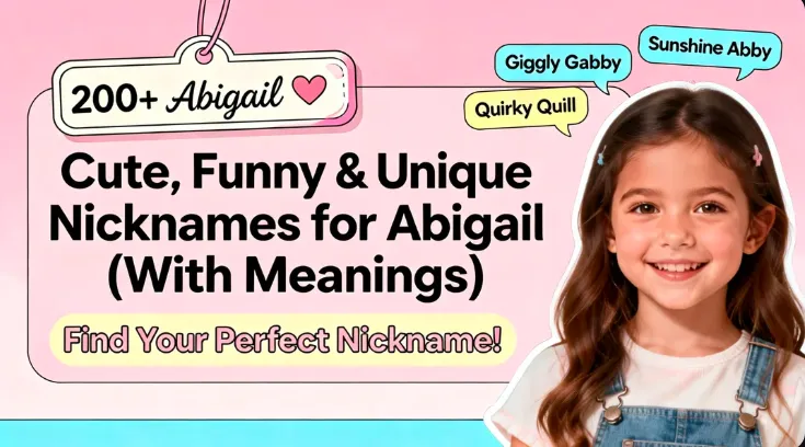 200+ Cute, Funny & Unique Nicknames for Abigail (With Meanings)