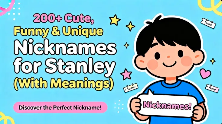 200+ Cute, Funny & Unique Nicknames for Stanley (With Meanings)