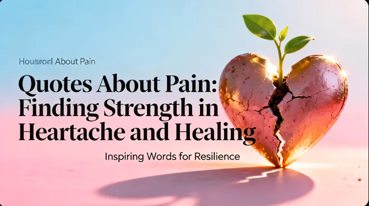 Quotes About Pain: Finding Strength in Heartache and Healing