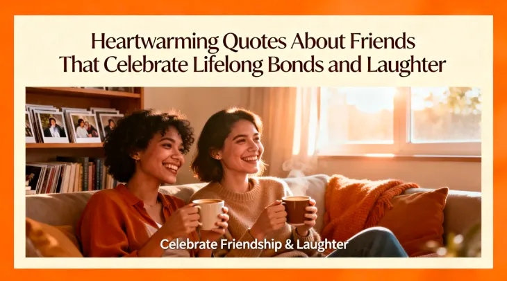 Heartwarming Quotes About Friends That Celebrate Lifelong Bonds and Laughter 1 Heartwarming Quotes About Friends That Celebrate Lifelong Bonds and Laughter