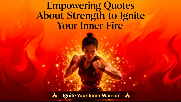 Empowering Quotes About Strength to Ignite Your Inner Fire