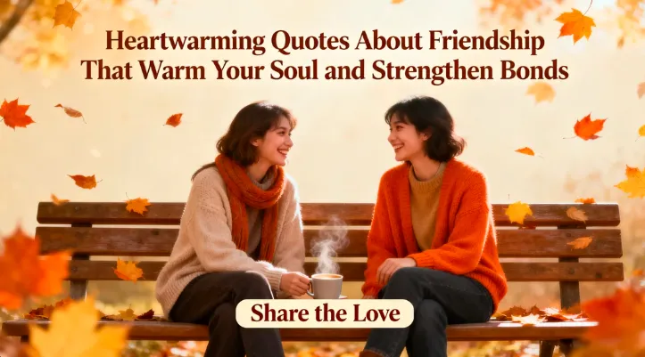 Heartwarming Quotes About Friendship That Warm Your Soul and Strengthen Bonds