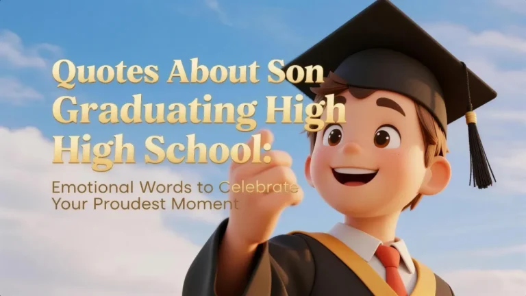 Quotes About Son Graduating High School: Emotional Words to Celebrate Your Proudest Moment 🎓 1 Quotes About Son Graduating High School Emotional Words to Celebrate Your Proudest Moment 🎓