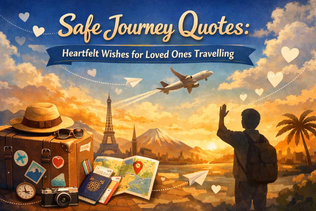 Safe Journey Quotes: Heartfelt Wishes for Loved Ones Travelling 1 safe journey quotes Safe Journey Quotes
