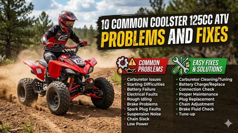 10 Common Coolster 125CC ATV Problems and Fixes 1 Coolster 125CC ATV Problems