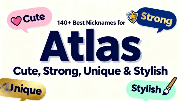 140+ Best Nicknames for Atlas Cute, Strong, Unique & Stylish
