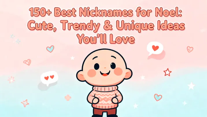 150+ Best Nicknames for Noel Cute, Trendy & Unique Ideas You’ll Love