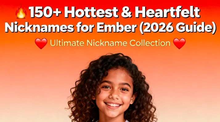 150+ Hottest & Heartfelt Nicknames for Ember (2026 Guide)