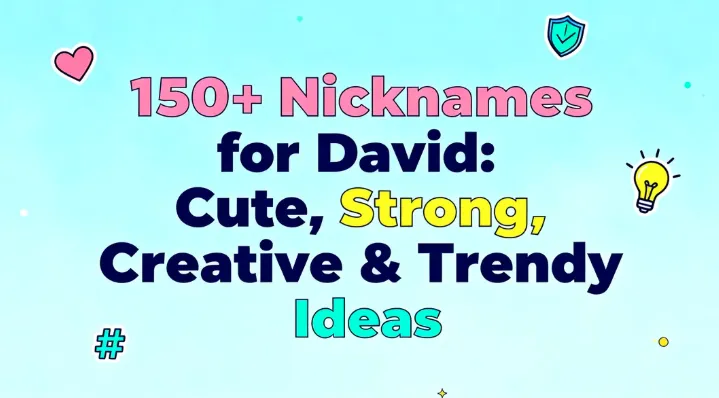 150+ Nicknames for David Cute, Strong, Creative & Trendy Ideas