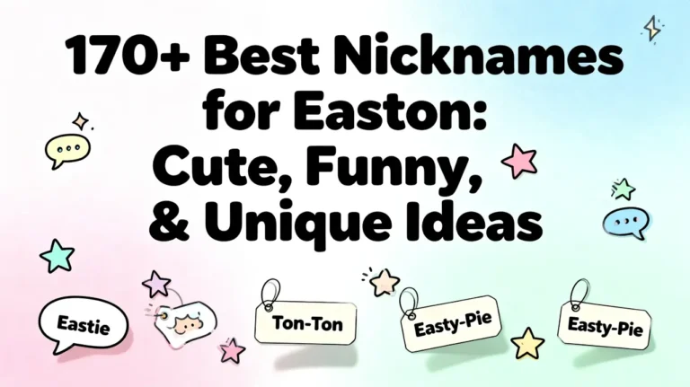 170+ Best Nicknames for Easton Cute, Funny, & Unique Ideas