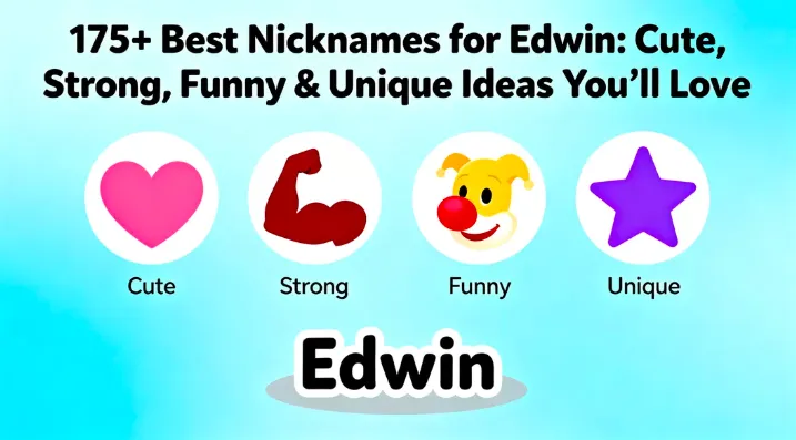 175+ Best Nicknames for Edwin Cute, Strong, Funny & Unique Ideas You’ll Love